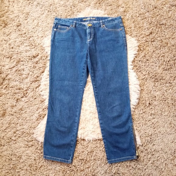 Michael Kors Denim - Michael Kors Sz 10 Women's Mid Rise Capri Cropped Jeans